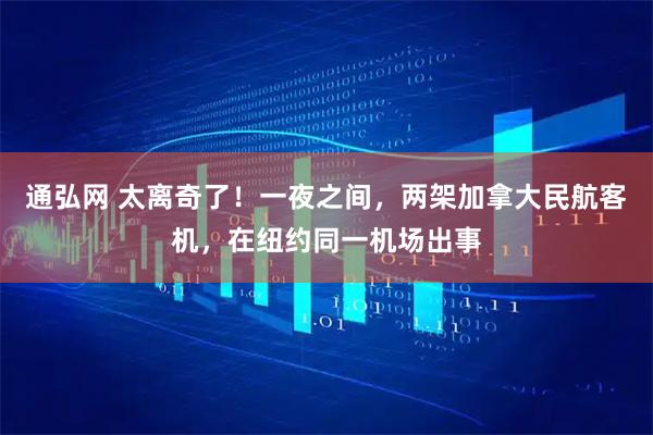 通弘网 太离奇了！一夜之间，两架加拿大民航客机，在纽约同一机场出事